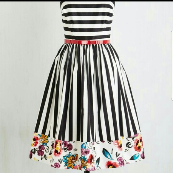Modcloth Dresses & Skirts - EUC SLEEVELESS STRIPED DRESS FROM MODCLOTH
